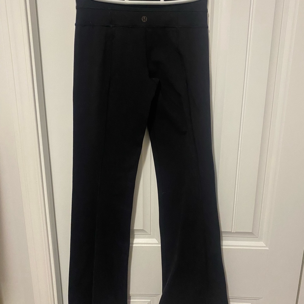 Lululemon Athletica Black Flare Yoga Pants